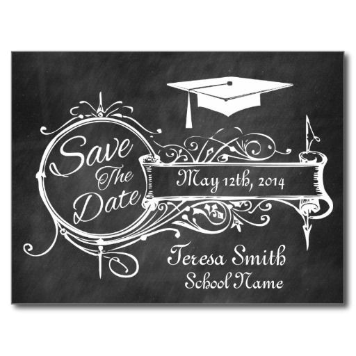 chalkboard save the date