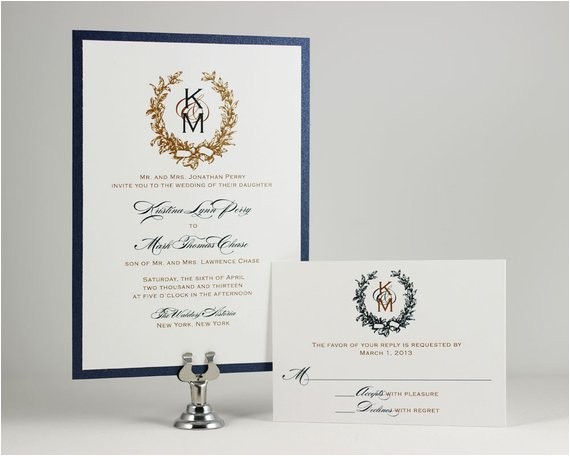 printable wedding invitations monogram