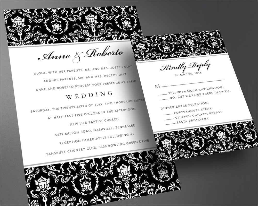Self Made Wedding Invitations Wedding Invitation Pdf Printable Wedding Invitation Diy
