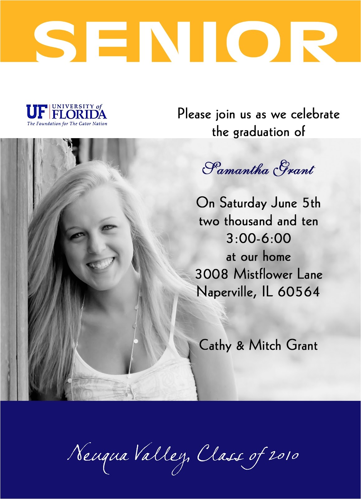 senior graduation announcements