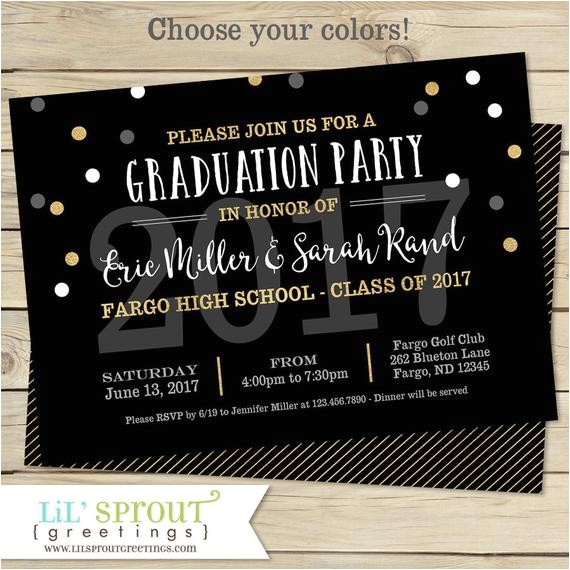 printable graduation invitation joint graduation party