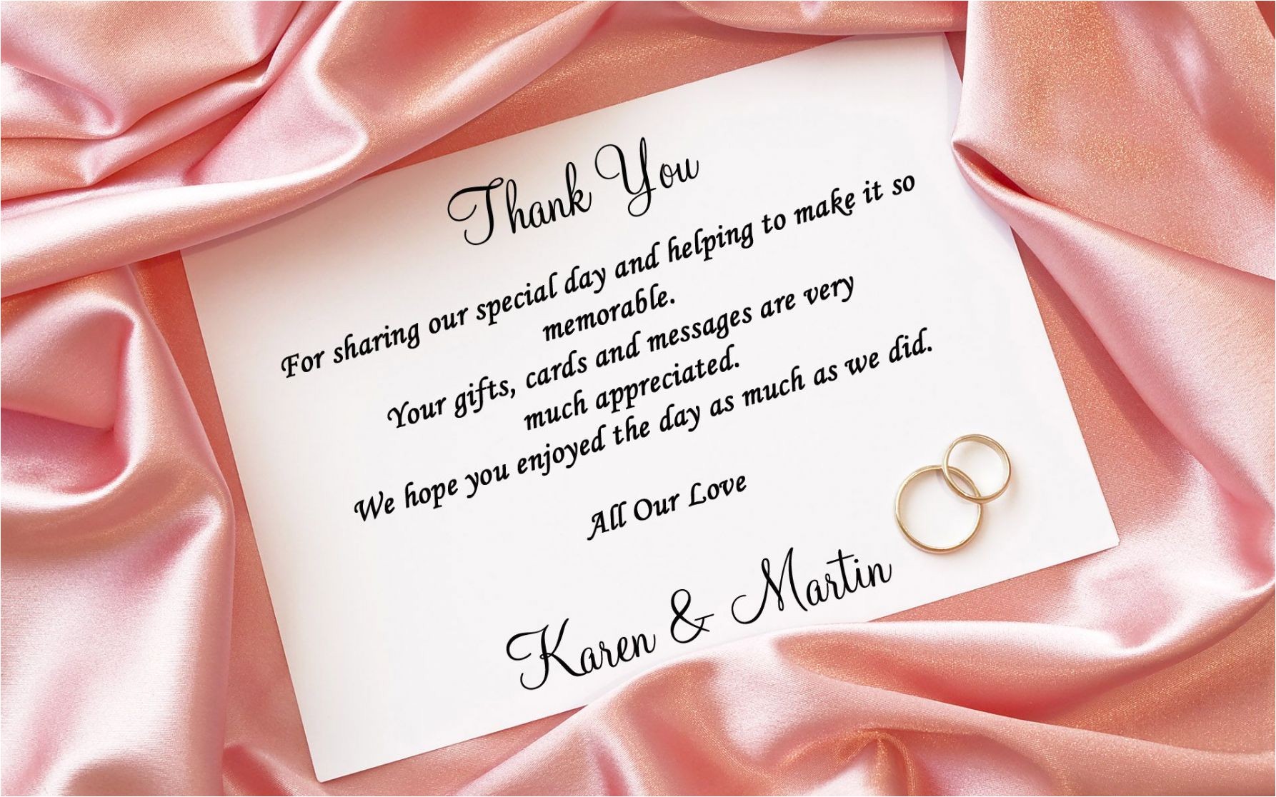 thank you cards are just as important as your wedding invitation