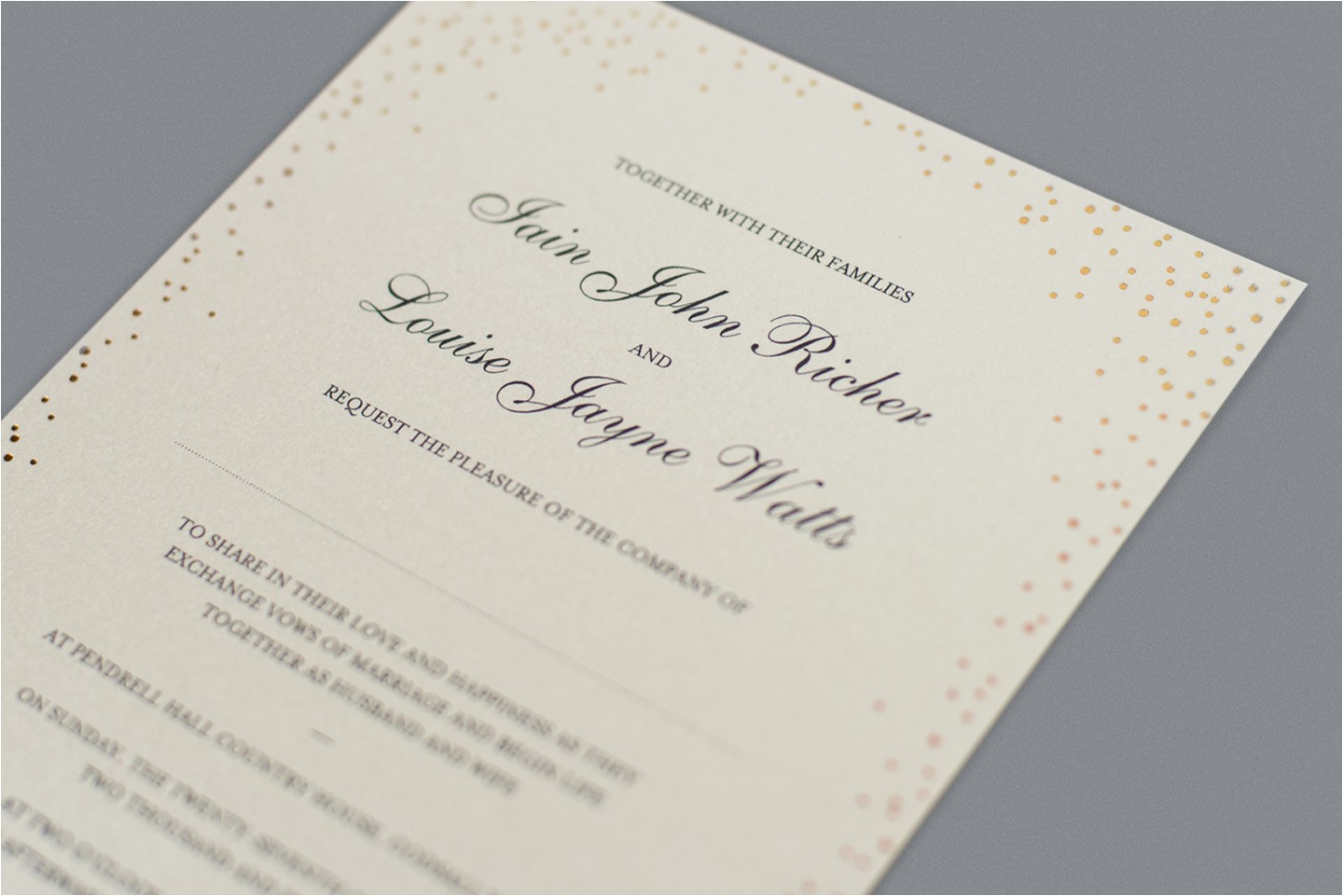 invitation wording together with their parents
