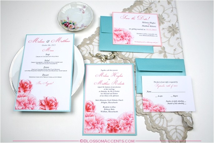 turquoise and pink wedding inspiration