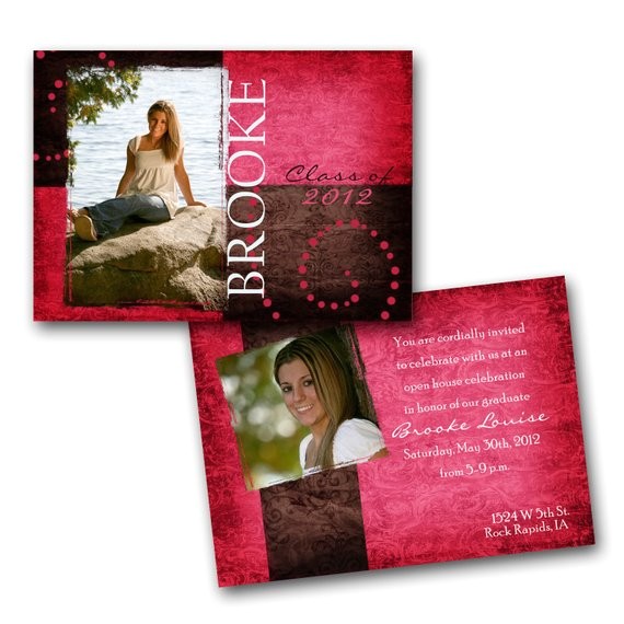 pink double sided graduation
