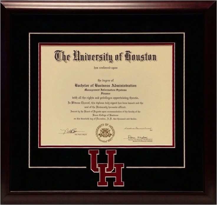 framing of degrees diplomas and graduation invitat