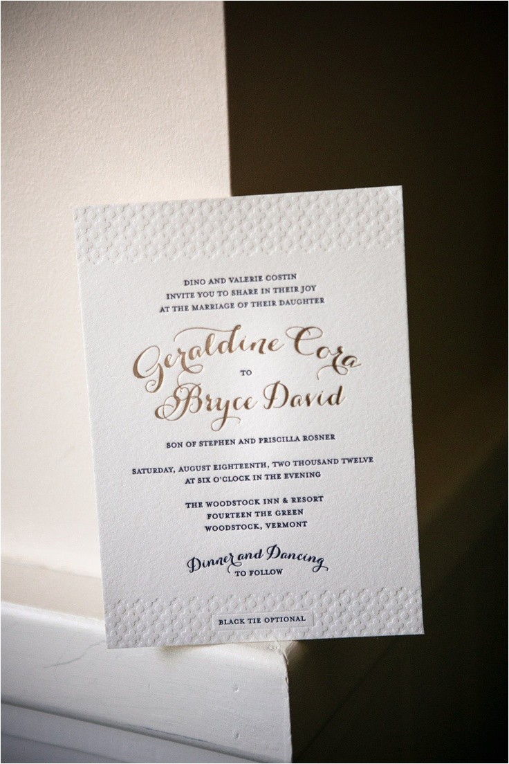 vermont wedding invitations