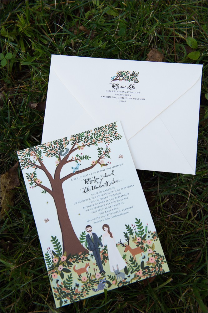 some of our favorite riverside farm wedding invitations