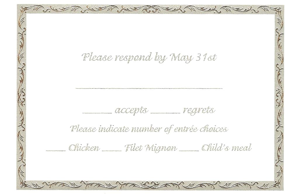 wedding invitation acceptance letter sample