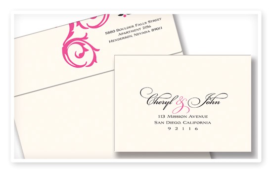 addressing wedding rsvp envelopes coordinating return and reply