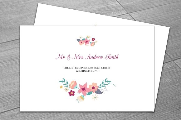 749802 wedding envelope template