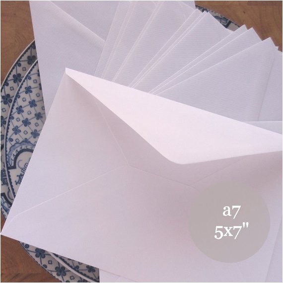 25 5x7 wedding envelopes a7 envelopes