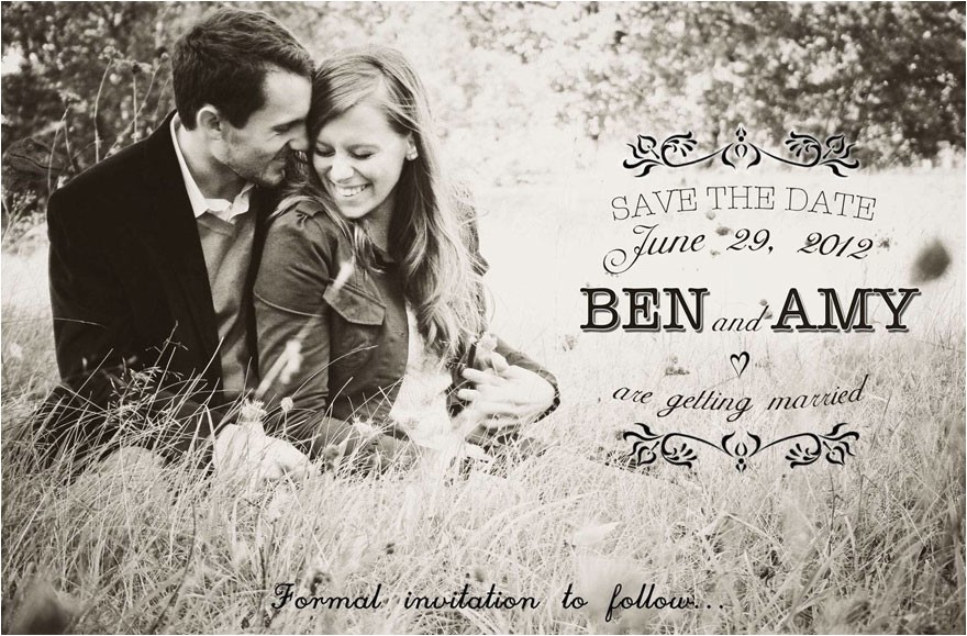 when you let your husband be in charge of the wedding invitations