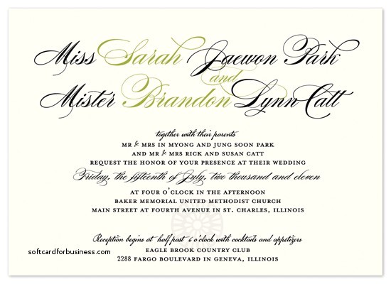 wedding invitation wording for church and reception