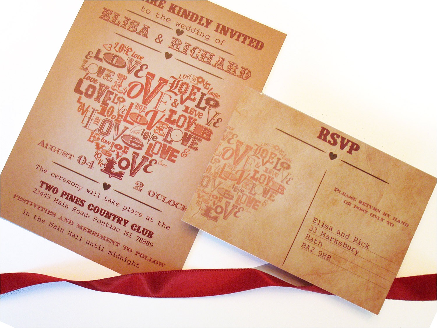 wedding invitations elpaso deposit