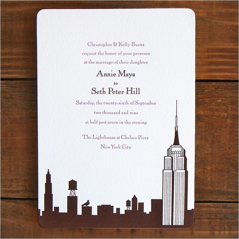 best wedding invitations nyc