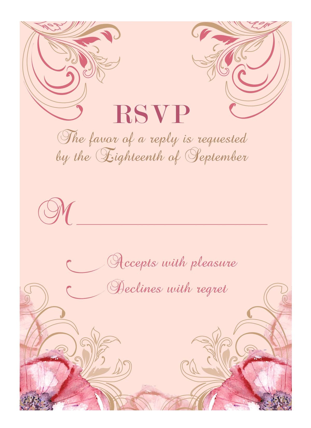 wedding invitation response card address etiquette