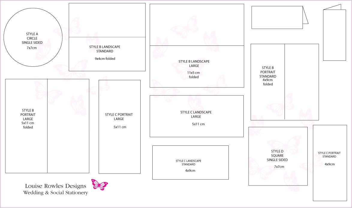 create easy standard wedding invitation size designs