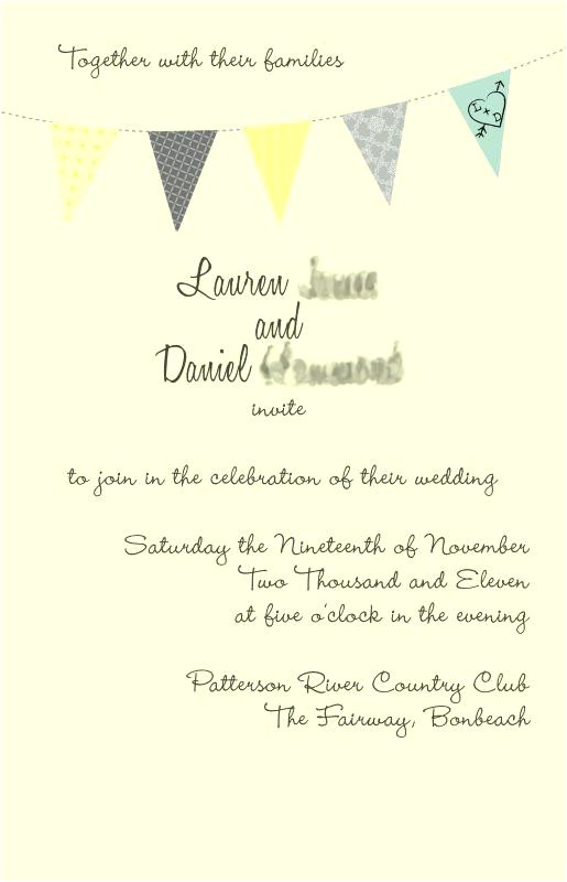 simple wedding invitation wording