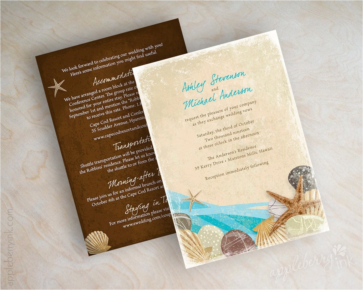 destination wedding invitation