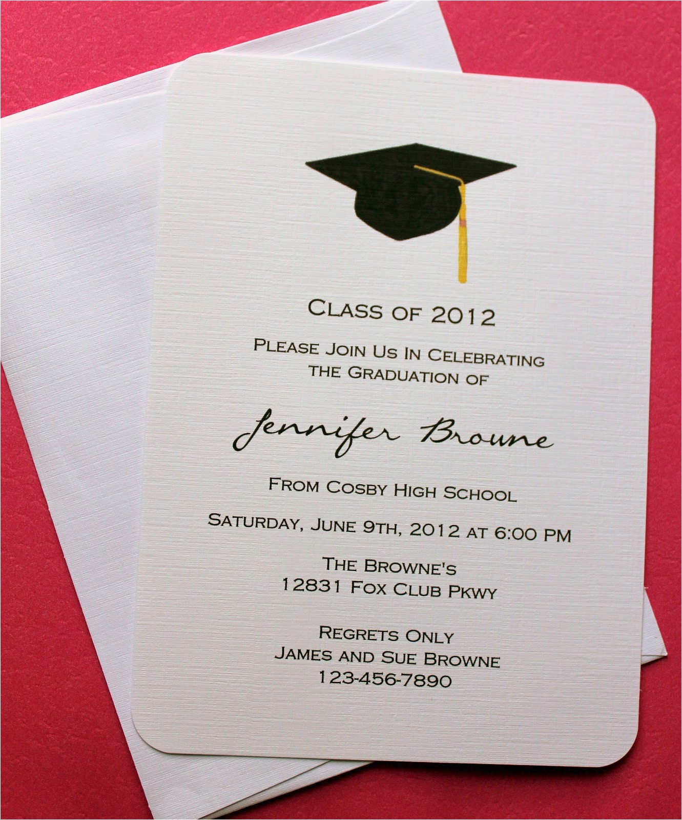 graduation invitation template
