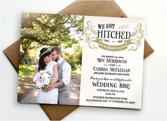 photo wedding invitation