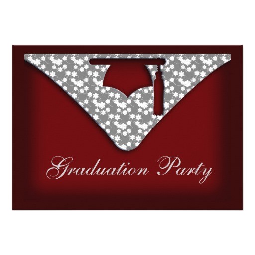 graduation cap party invitation 161303807701610379