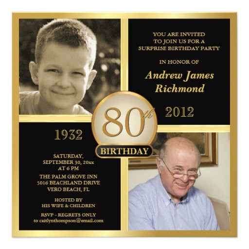 quotes for 80th birthday invitation