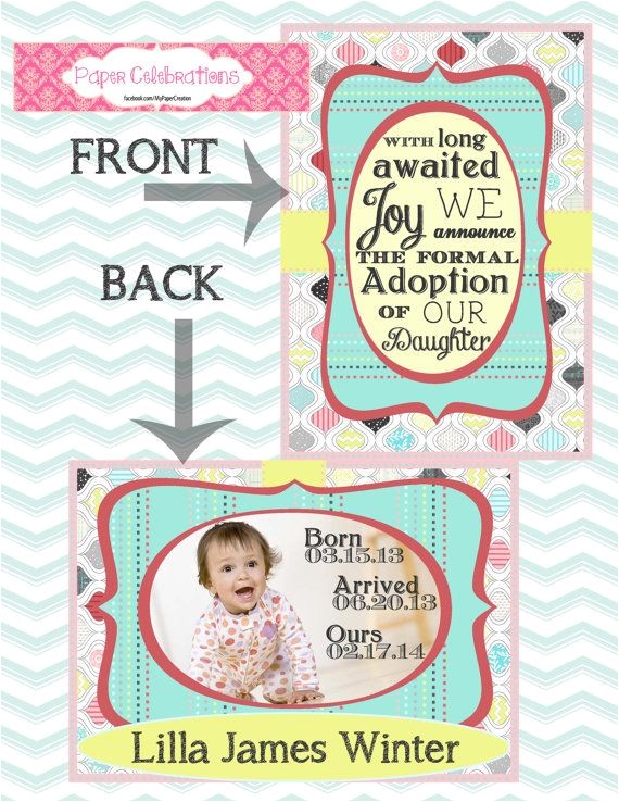 adoption announcements