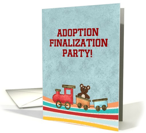 Adoption Finalization Party Invitations Adoption Finalization Party Invitations Baby Bear Riding