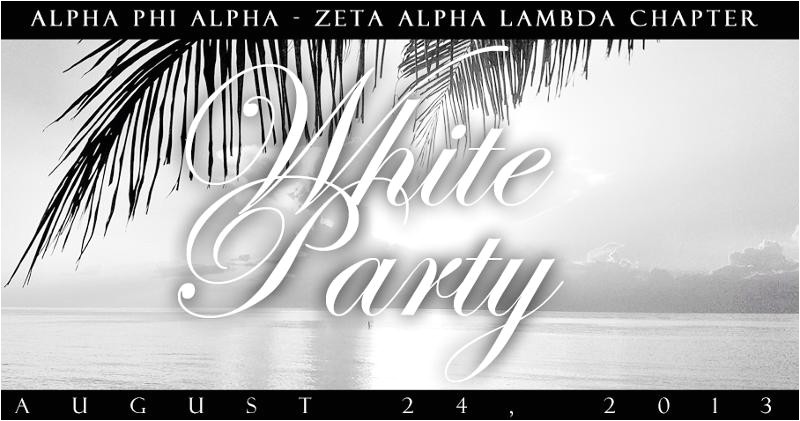 all white party invitation ideas