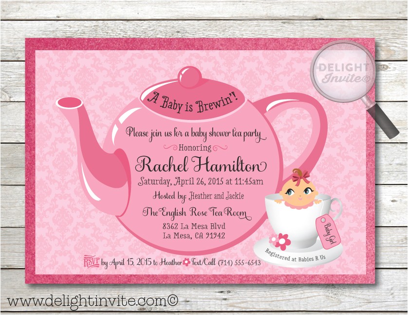 tea party baby shower invitation p 25