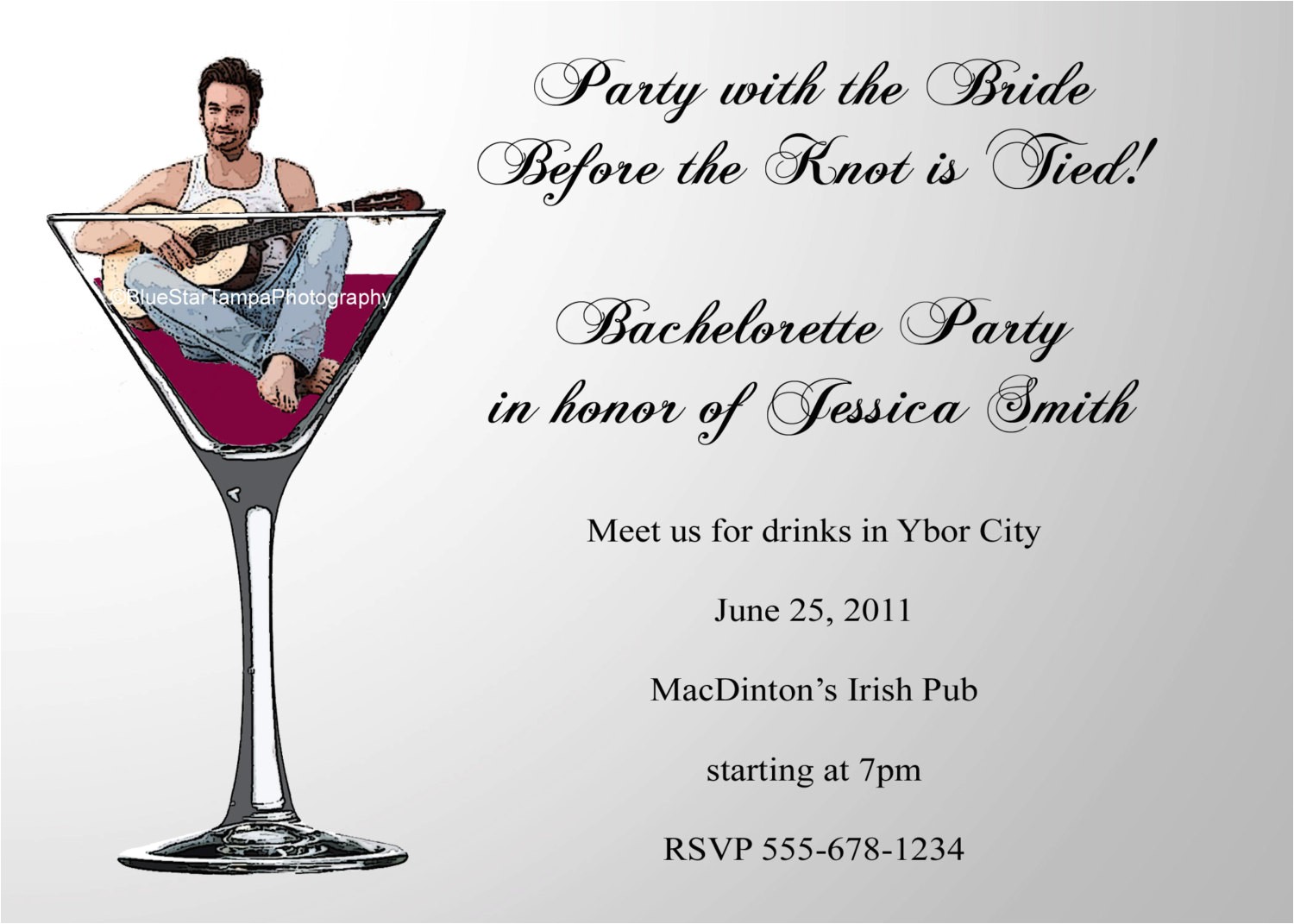 bachelor party invitation email