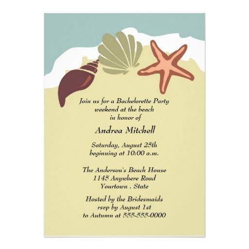 beach themed engagement party invitations