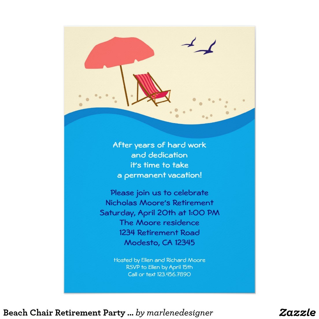 beach party invitations printable