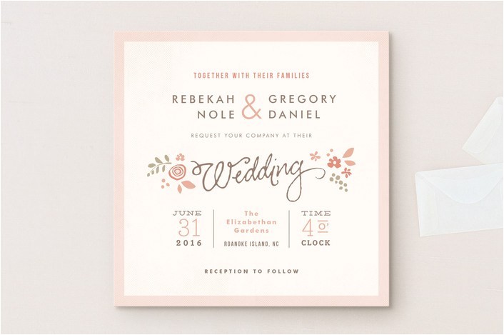 wedding invitation wording that wont make you barf