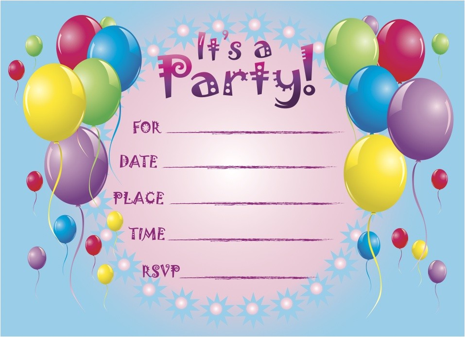 pool party birthday party invitations templates free download