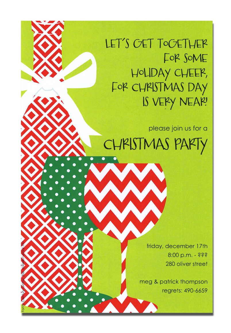 christmas eve party invitation templates