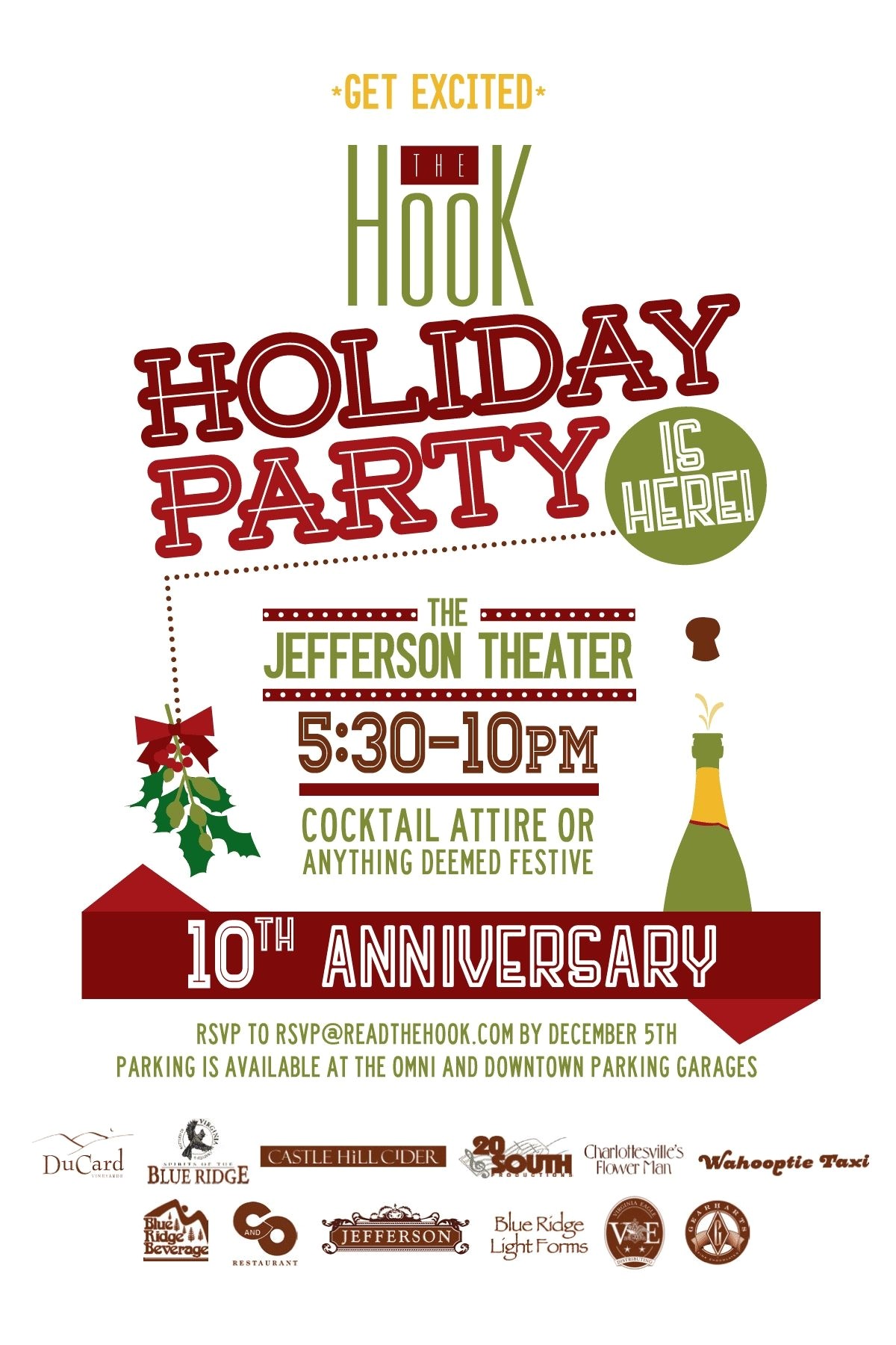 christmas holiday party email invitation template for outlook