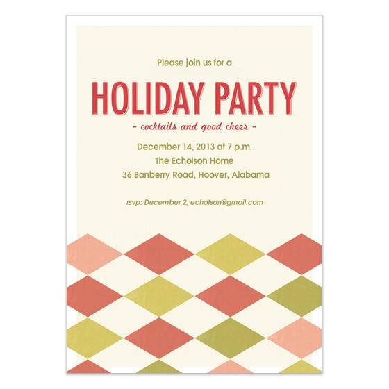 holiday party invitation for outlook