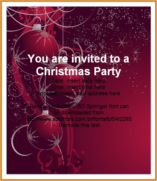 free party invitation templates powerpoint