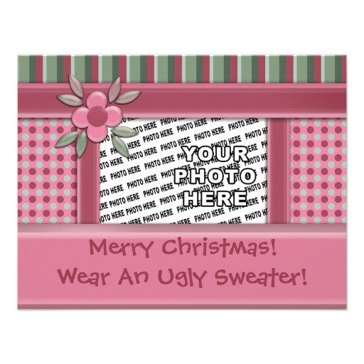 create your own ugly sweater christmas party invitation 161947905236923942