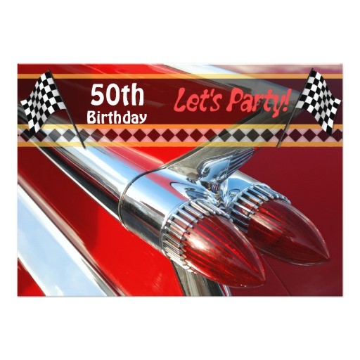 classic car birthday party invitation 161394696680715924