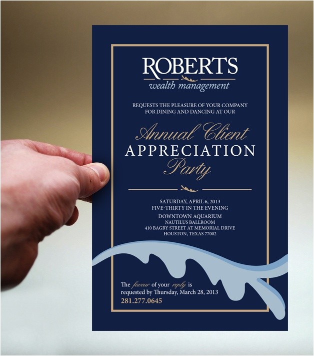 client appreciation party