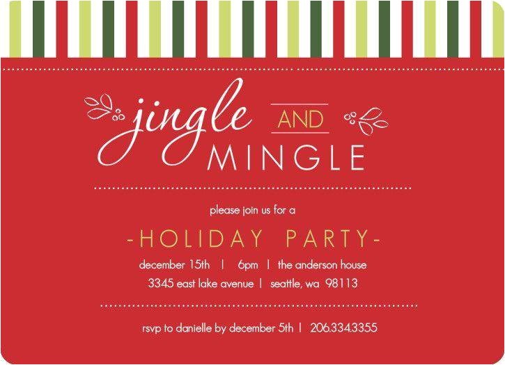 company holiday party invitation wording