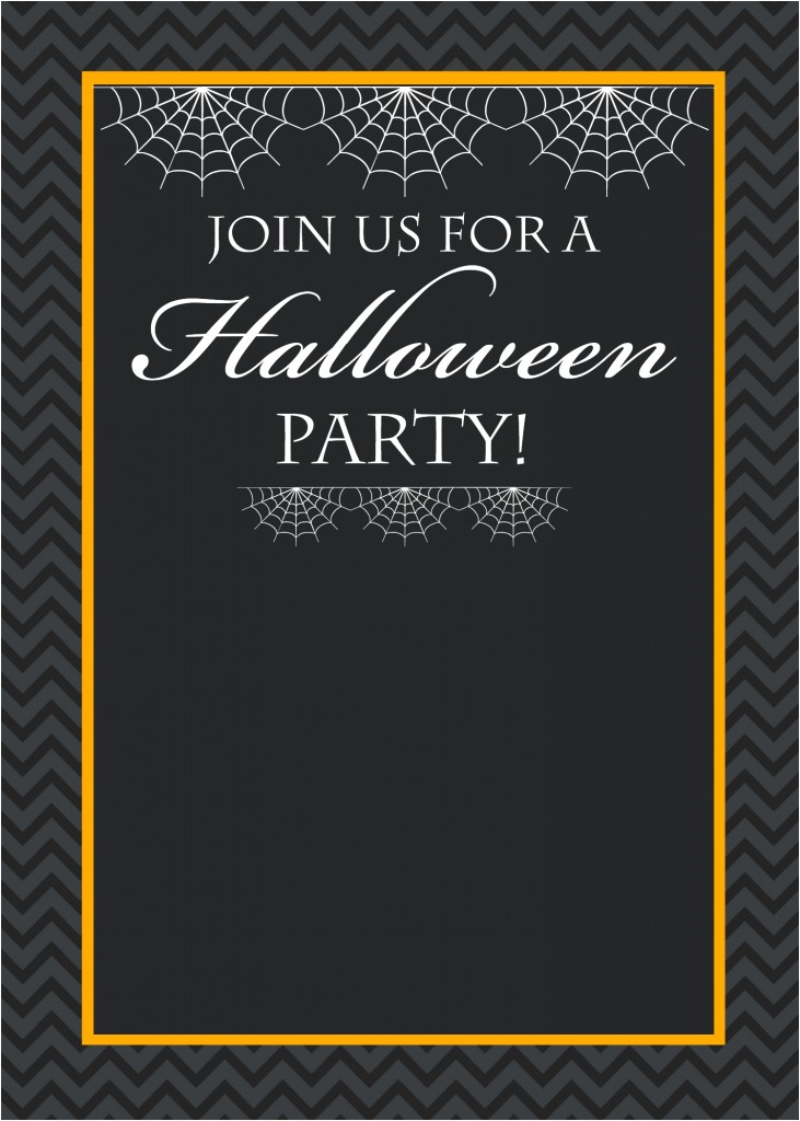 free printable halloween party invitations