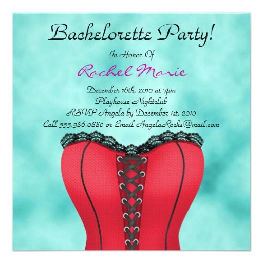 cute bachelorette party custom invites 161745499065212843