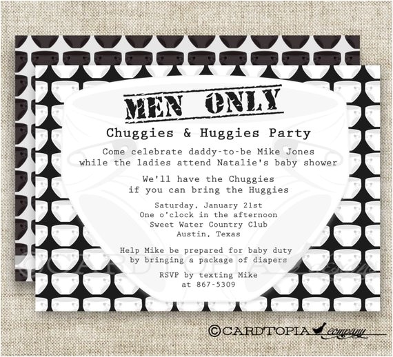 diaper party men only baby shower