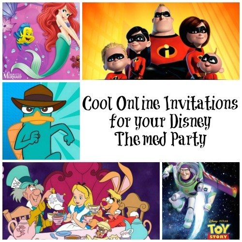 25 cool online invitations for your disney themed party
