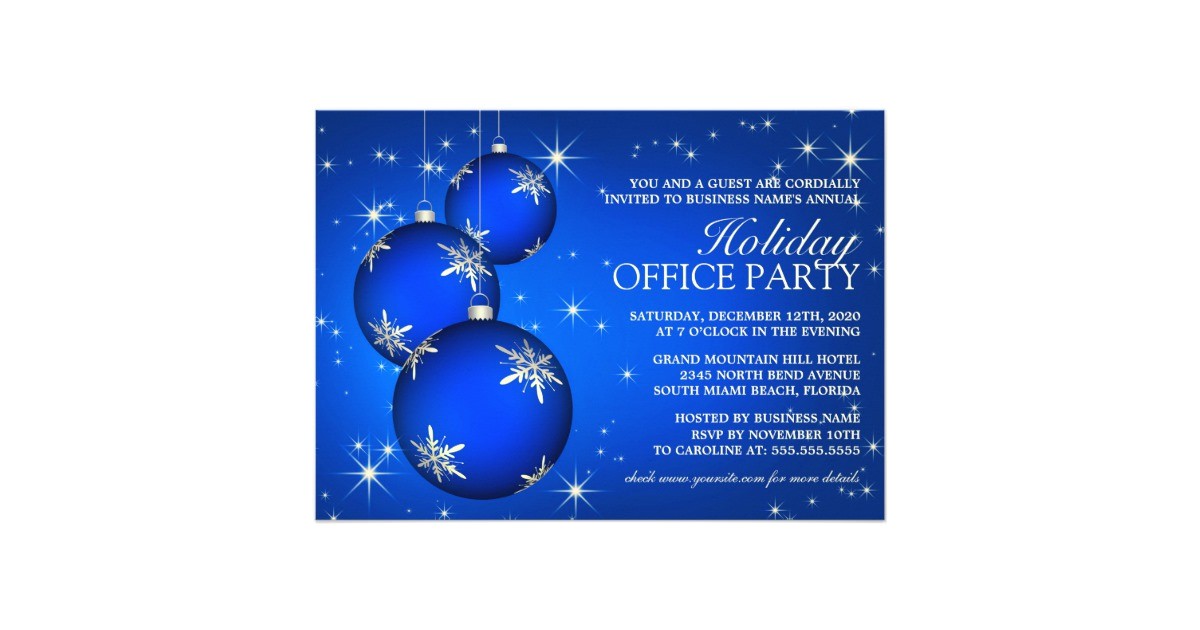 corporate holiday party invitation template 161876900646145543